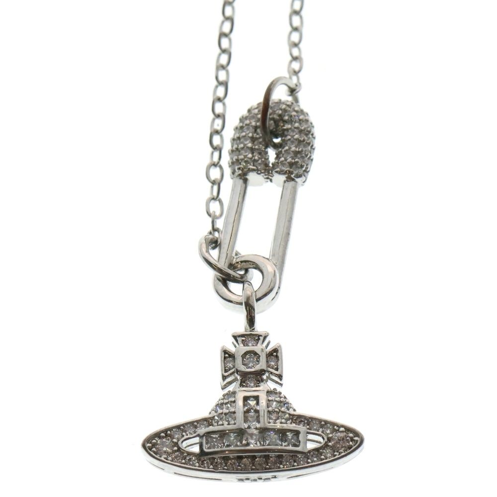 ヴィヴィアン ネックレス　安全ピン　シルバー 20/21新作☆vivienne westwood☆LUCRECE安全ピンネックレス