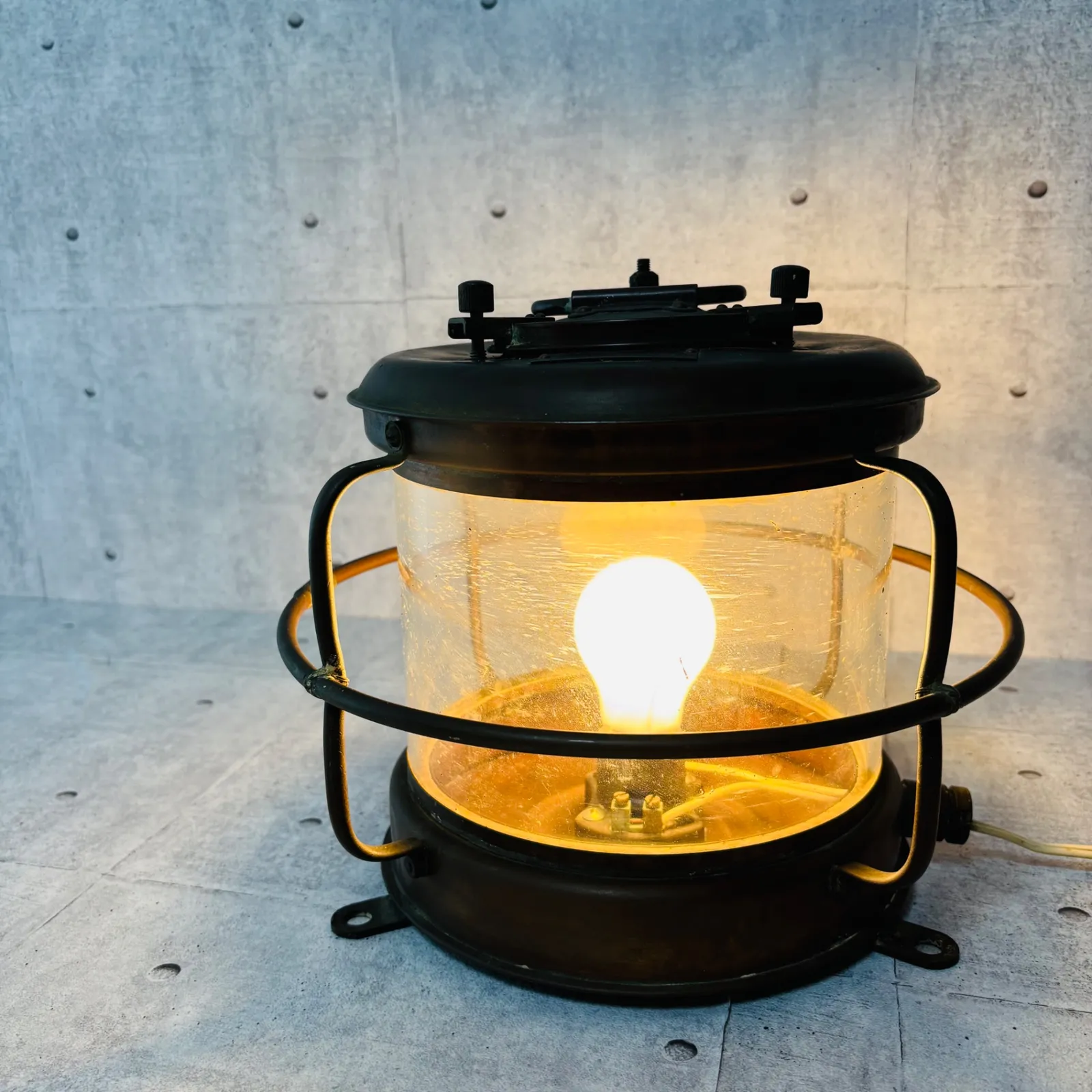 MAST HEAD LIGHT マストヘッドライト 2灯 日本船燈 1970年製 MAST HEAD LIGHT マストヘッドライト 2灯 日本船燈 1970年製