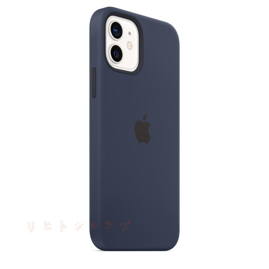  純正 iPhone12 iPhone12 Pro シリコンケース ディープネイビー MagSafe対応 マグセーフ アップル 並行輸入品 純正ケース siba12pro その他
