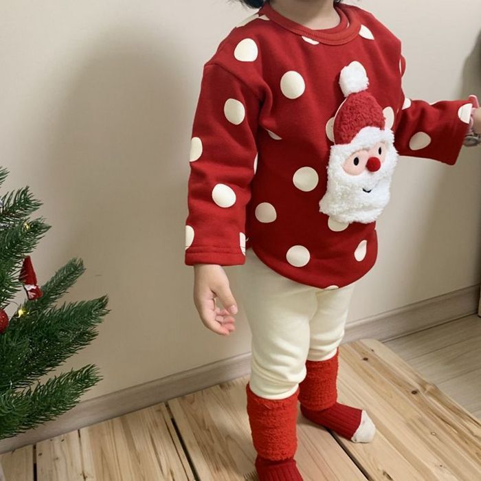 クリスマス 上下セット サンタ 子供服 コスプレ キッズ ベビー