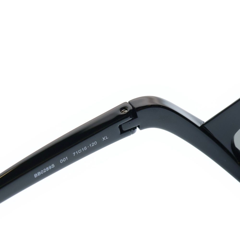 BALENCIAGA バレンシアガ サイドロゴ サングラス ブラック BALENCIAGA (バレンシアガ) 23AW WRAP SUNGLASSES ブラックミラー