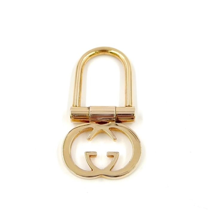 GUCCI インターロッキングG キーリング GP ゴールド キーホルダー