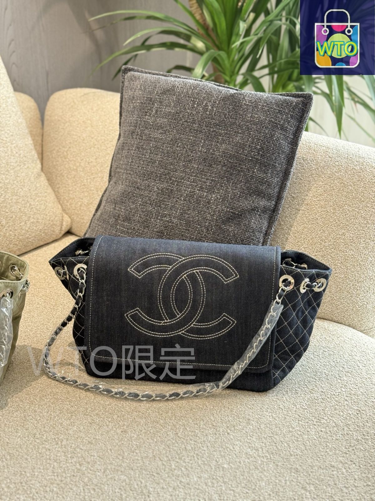 CHANEL デニムトートバッグ a1002082_10.jpg
