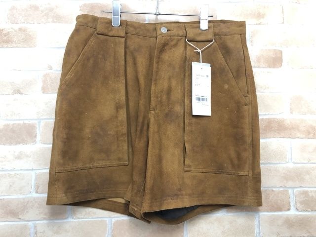 【中古】 SEVEN BY SEVEN セブンバイセブン W POCKET SUEDE LEATHER SHORT PANTS 800-4140009 ブラウン L 111386394