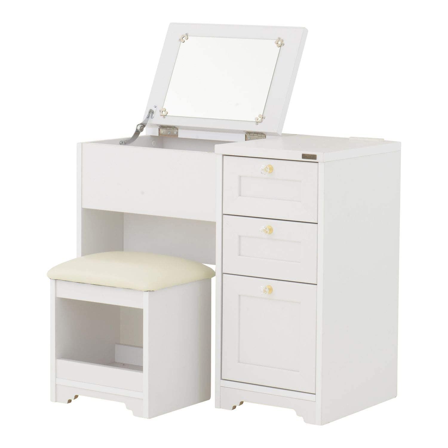 80cm幅　★超特価★佐藤産業　4FUL ANRI（アンリ）デスク ドレッサー1 ANRI（アンリ）デスク ドレッサー（80cm幅）：SatoSangyo Web