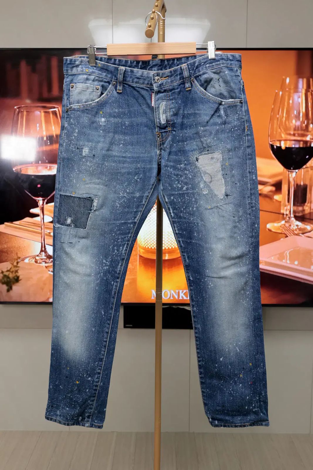 Pablo Vinci Scratch remake denim pants M Pablo Vinci Scratch
