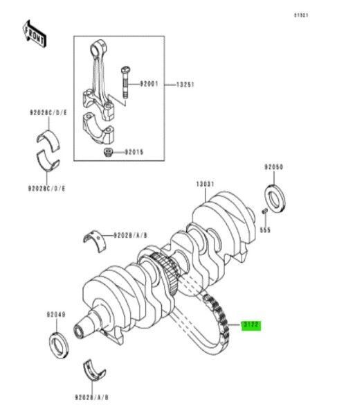 見込みの持てる カワサキ ゼファー 750 チエーン 63 139×52L Chain Primary 52L 13122-007 KAWASAKI 純正 Genuine JDM ♥ メーカー純正品 豊富な品揃え。
