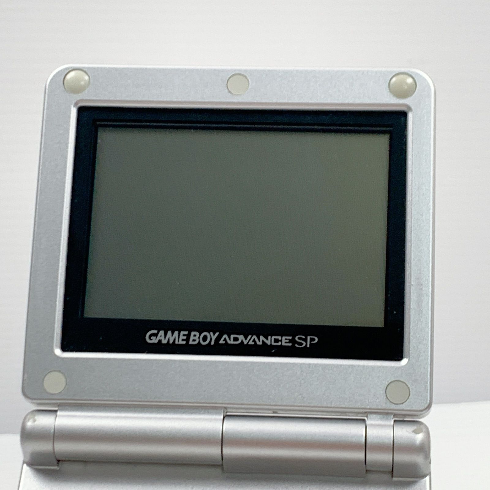 ゲームボーイアドバンスSP プラチナシルバー 液晶美品 遊べる