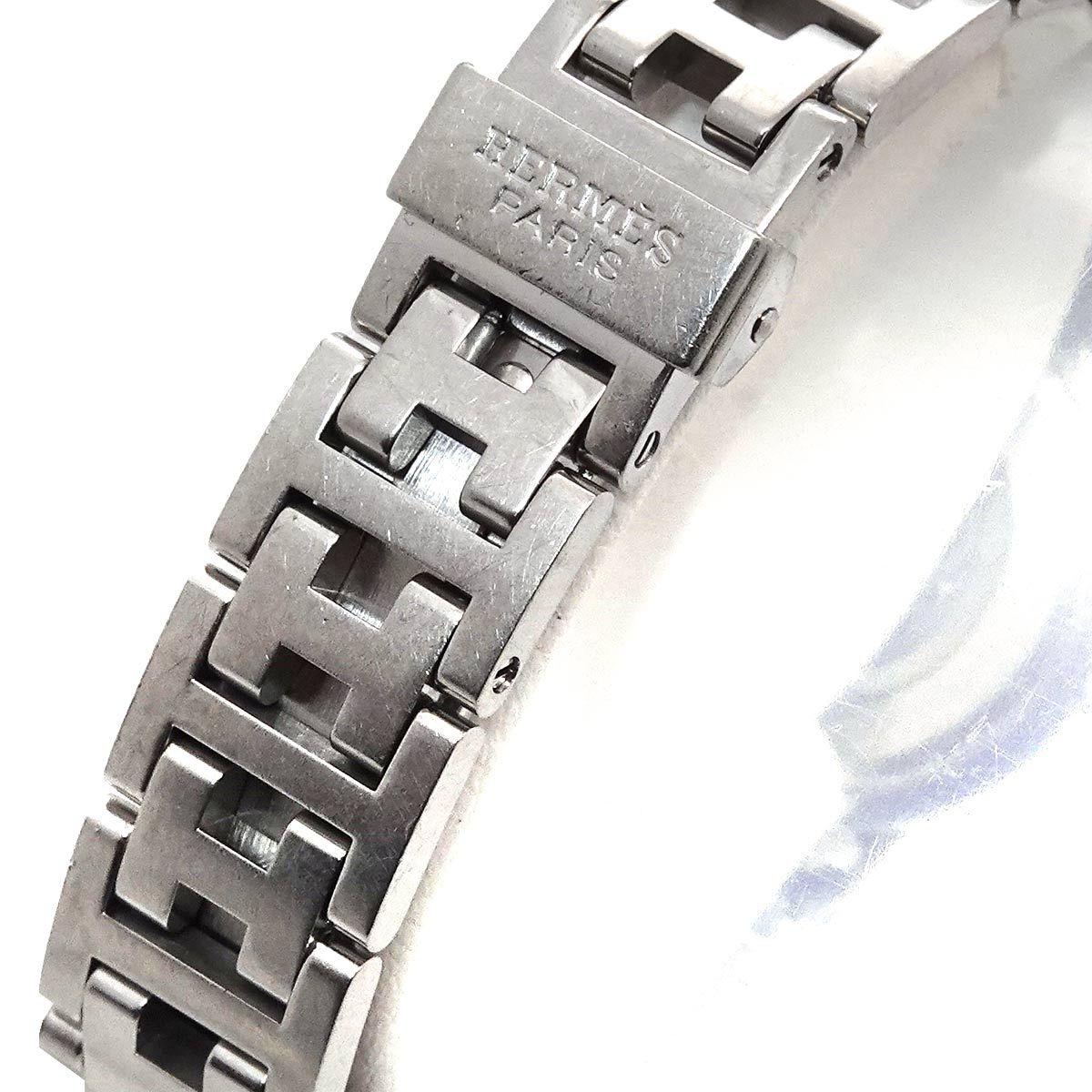 エルメス HERMES クリッパー ナクレ CL4 230 レディース 腕時計 12P 