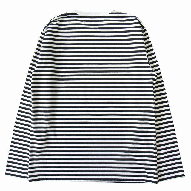 美品 ナナミカ nanamica ボーダー ロング Tシャツ カットソー