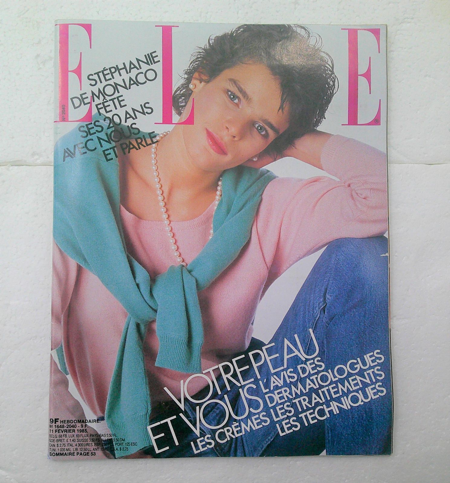 ☆希少 レア 洋雑誌 ELLE エル フランス版 No.2040 1985年