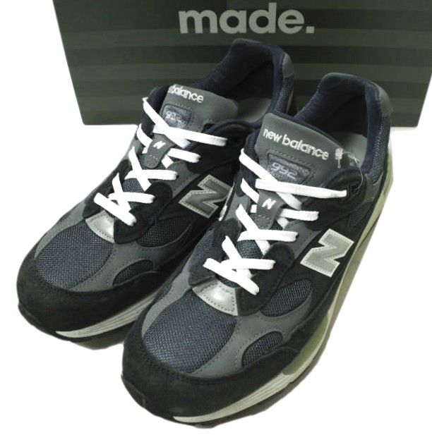 NEW BALANCE ニューバランス アメリカ製 M992GG MADE IN USA US10D(28cm) NAVY 100周年記念モデル  スニーカー シューズ g15628 - メルカリ