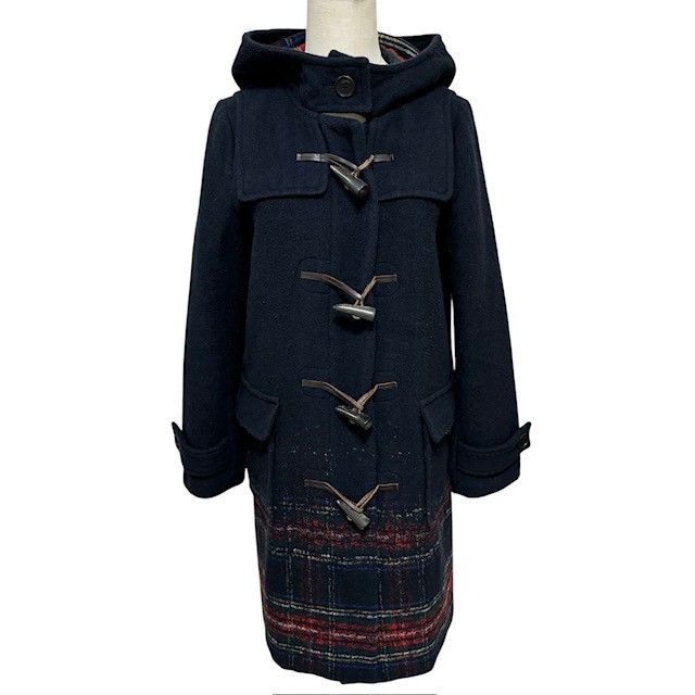 中古 フレッドペリー FRED PERRY ダッフルコート クリーニング済み 