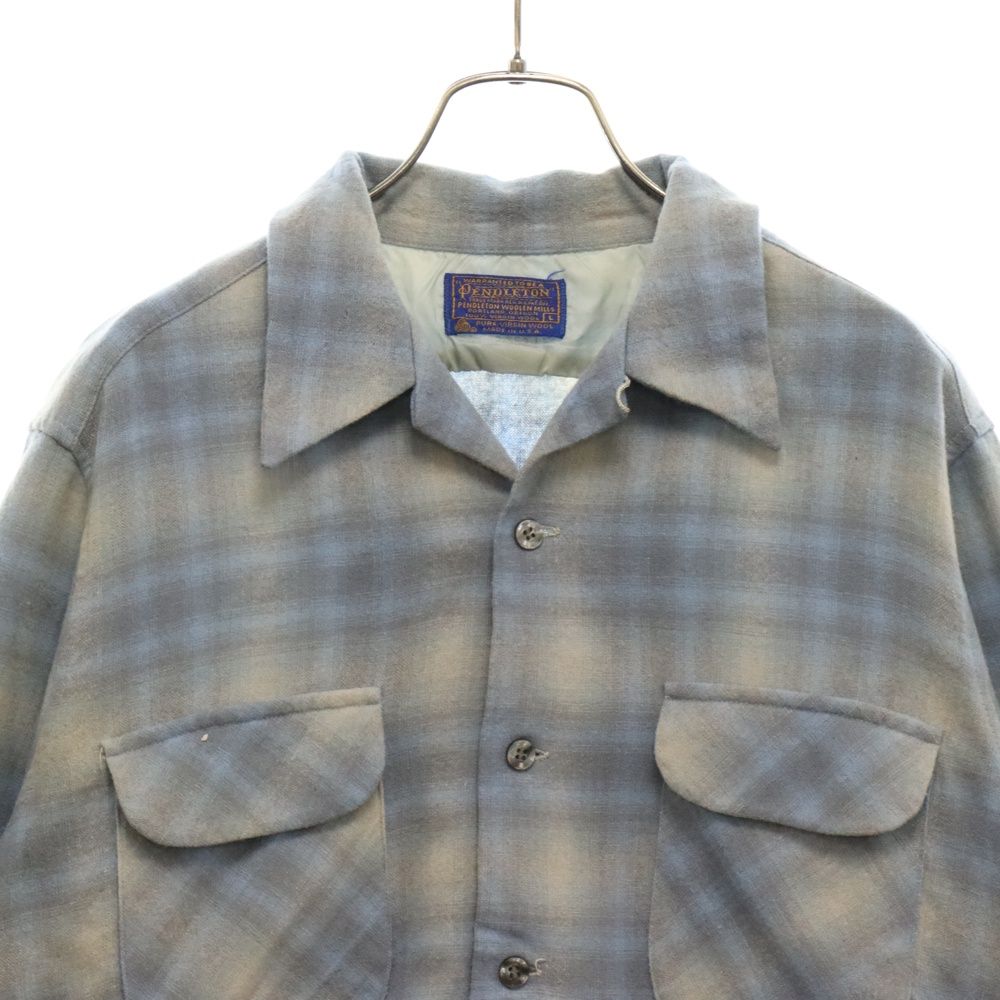 70s PENDLETON オンブレ　Mサイズ　ロング PENDLETON(ペンドルトン) 70S VINTAGE オンブレチェック ロング