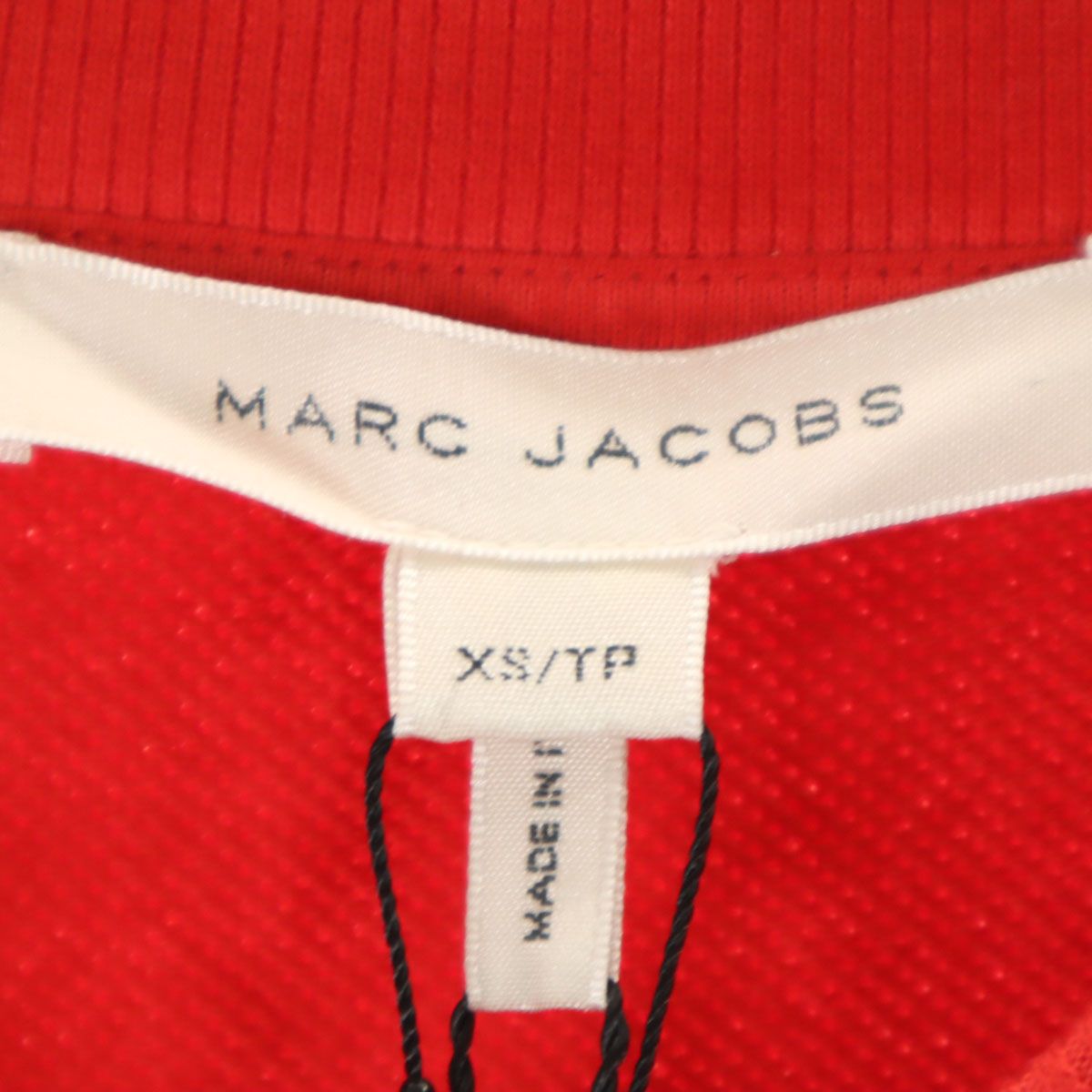MARC JACOBS - 古着 未使用 MARC JACOBS マークジェイコブス イタリア製 スパンコール ミッキーマウス 長袖 スウェット トレーナー XS レッド レディース 未使用 MARC JACOBS マークジェイコブス イタリア製 スパンコール