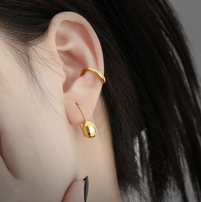 E026 ピアス イヤリング ドロップピアス　フックタイプ silver925 シルバー 
ゴールド