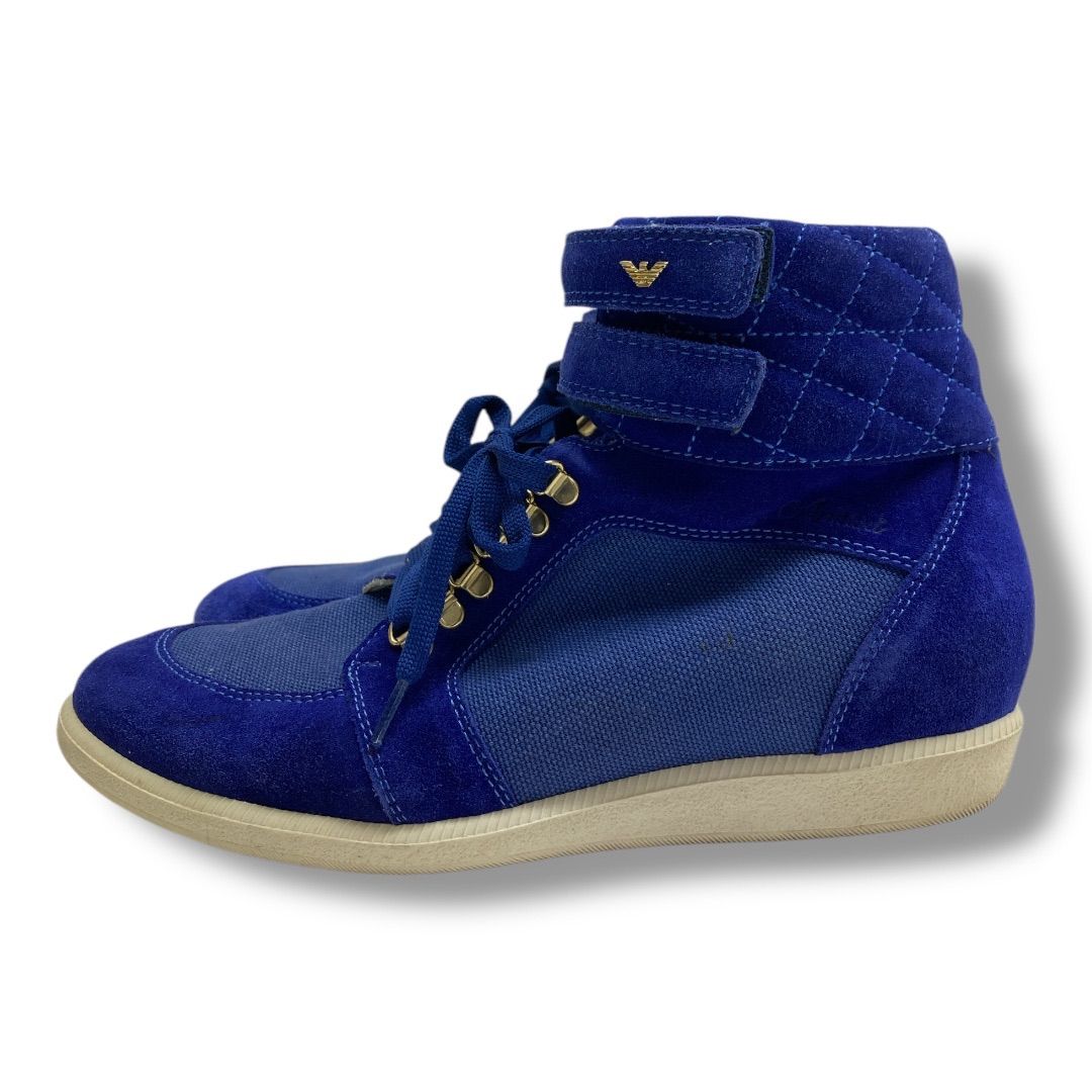 ARMANI JUNIOR アルマーニジュニア ハイカットスニーカー サイドジップ 
