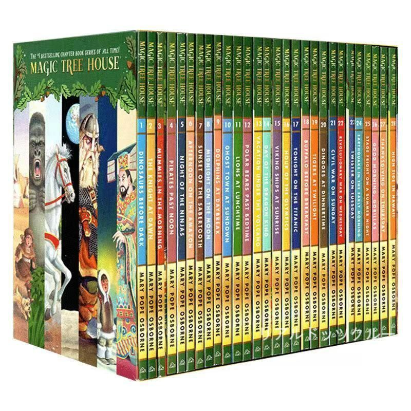 新作 未使用】Magic Tree House シリーズⅠ（1―28） 28冊セット 英語 