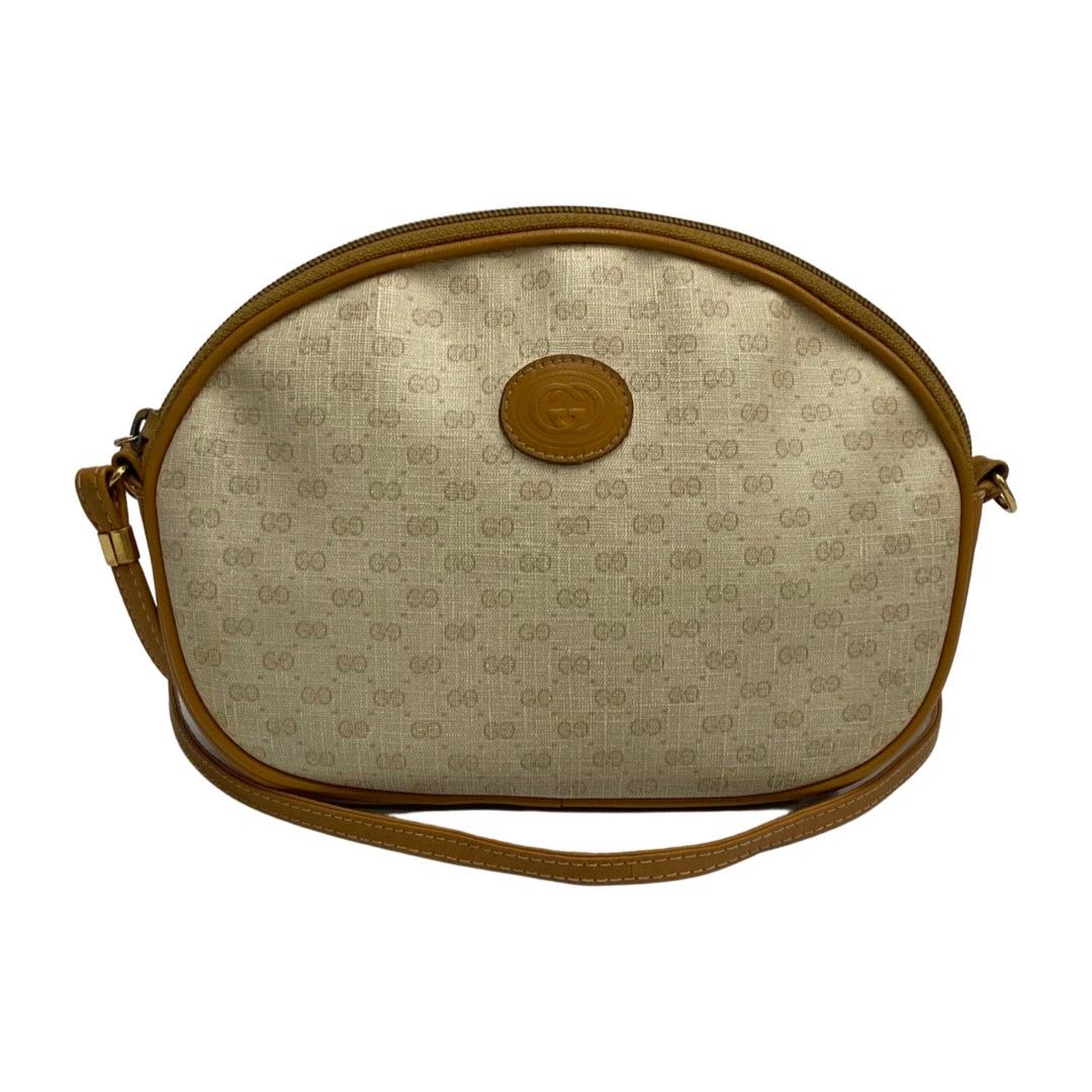 極 美品 GUCCI オールドグッチ グッチ ヴィンテージ マイクロGG レザー  