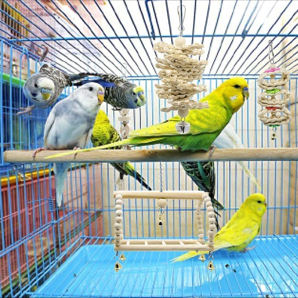 人気商品】鳥の遊び場 鳥グッズ 吊下げタイプ玩具 セキセイインコ