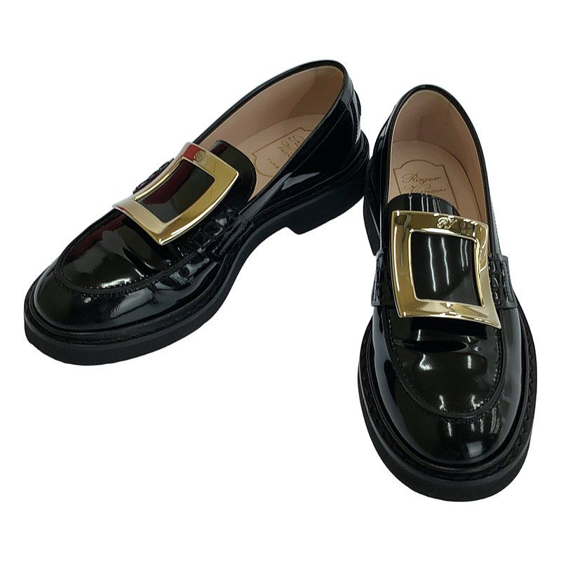 未使用品　Roger Vivier バックル　パテントレザー　ローファー　37 美品】 Roger Vivier / ロジェ・ヴィヴィエ | パテントレザー メタル