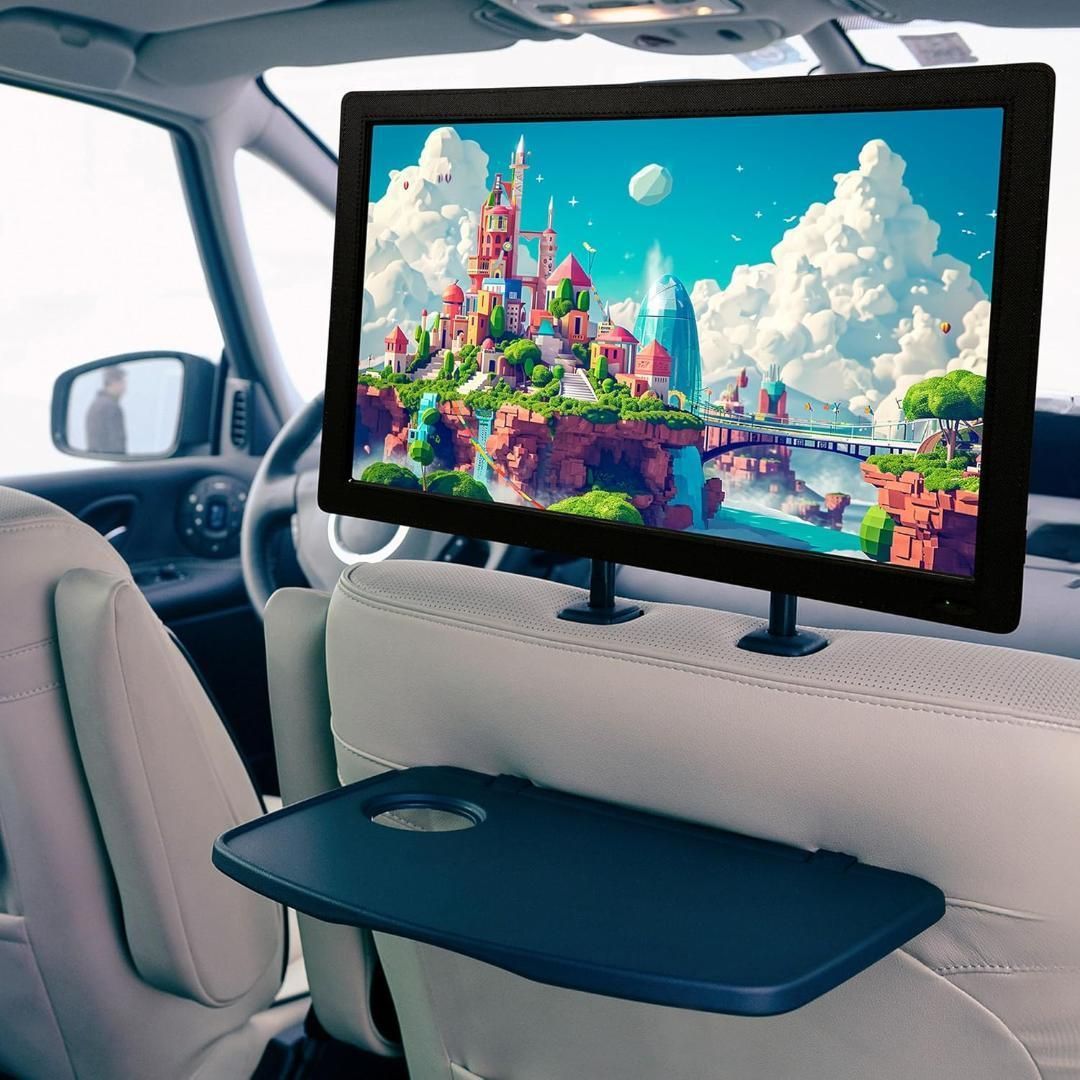 迫力の19インチ大画面 3電源対応 ACアダプター DCアダプター 内蔵バッテリーに対応19型録画機能つきポータブルTV 車載対応