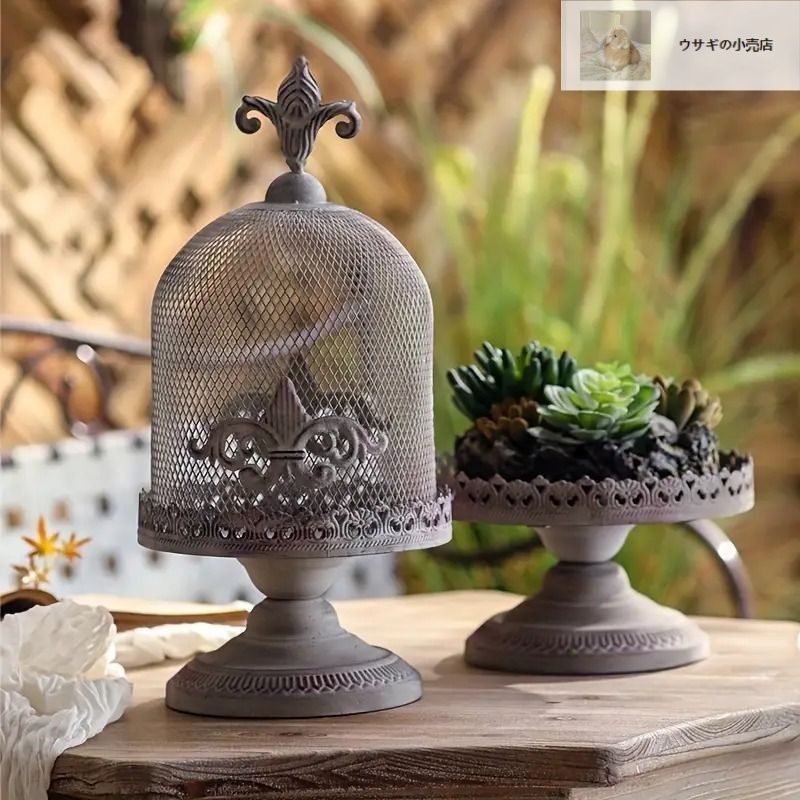 キャンドルホルダー - 装飾メタルキャンドルスティックホルダー、クラシックテーパーキャンドルホルダー、結婚式、ディナー、パーティー、リビング : kehail ゴールドクリスタルティーライトキャンドル