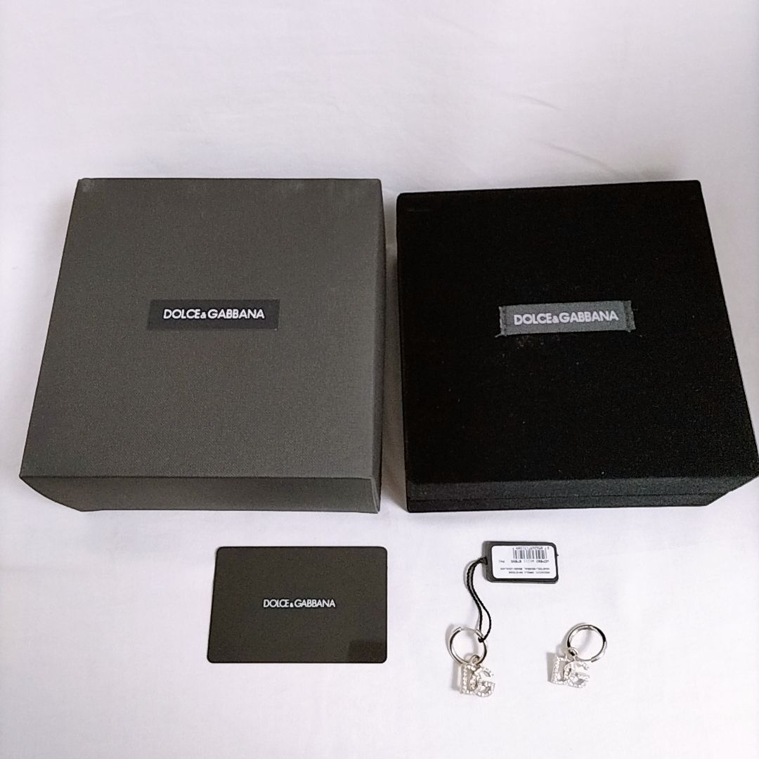 新品未使用】Dolce & Gabbana クレオールピアス DGペンダント