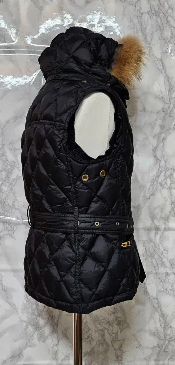 BURBERRY BRIT バーバリーブリット ダウンベスト フード付き XL