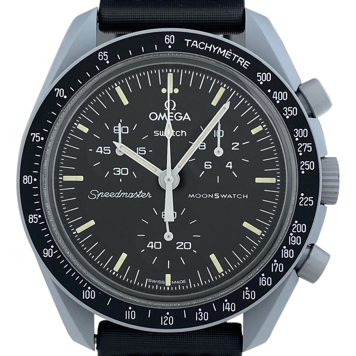 OMEGA×Swatch MISSION TO THE MOON スピードマスター クロノグラフ 