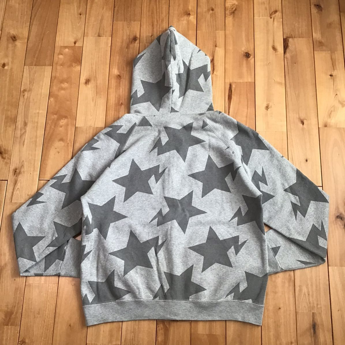 BAPE スター パーカー Sサイズ グレー a bathing ape BAPE STA full