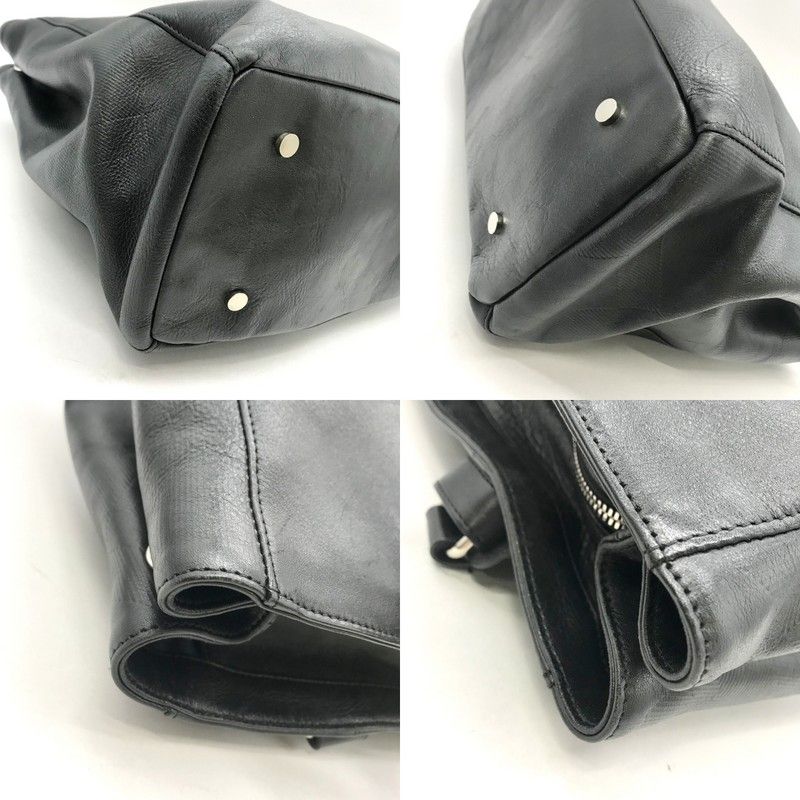 BLACK LABEL CRESTBRIDGE レザートートバッグ ハンドバッグ ビジネスバッグ BAG A4 大容量 ブラックレーベルクレストブリッジ 鞄 B10887◆