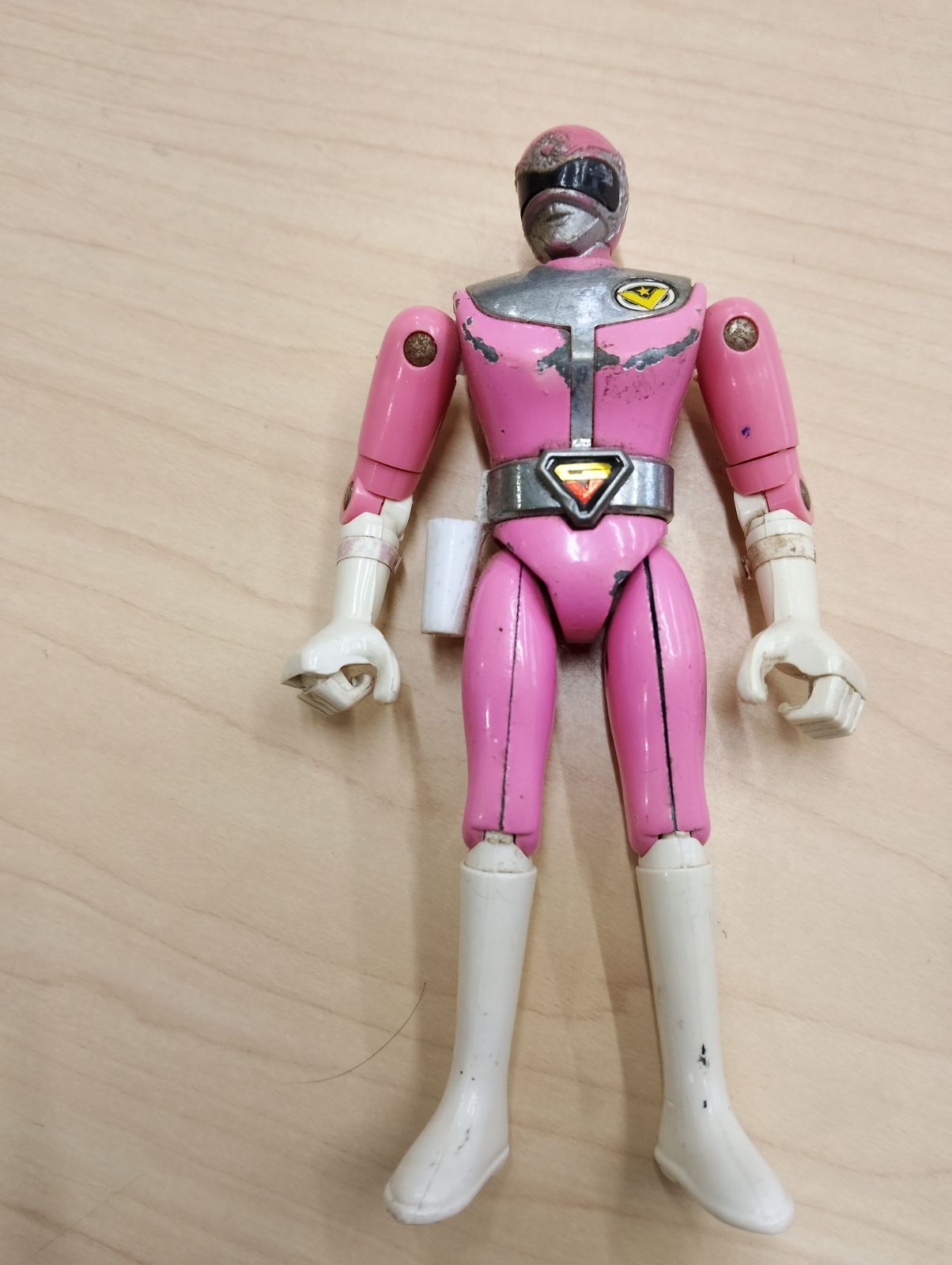 大戦隊ゴーグルファイブ 当時物 超合金 ピンク フィギュア