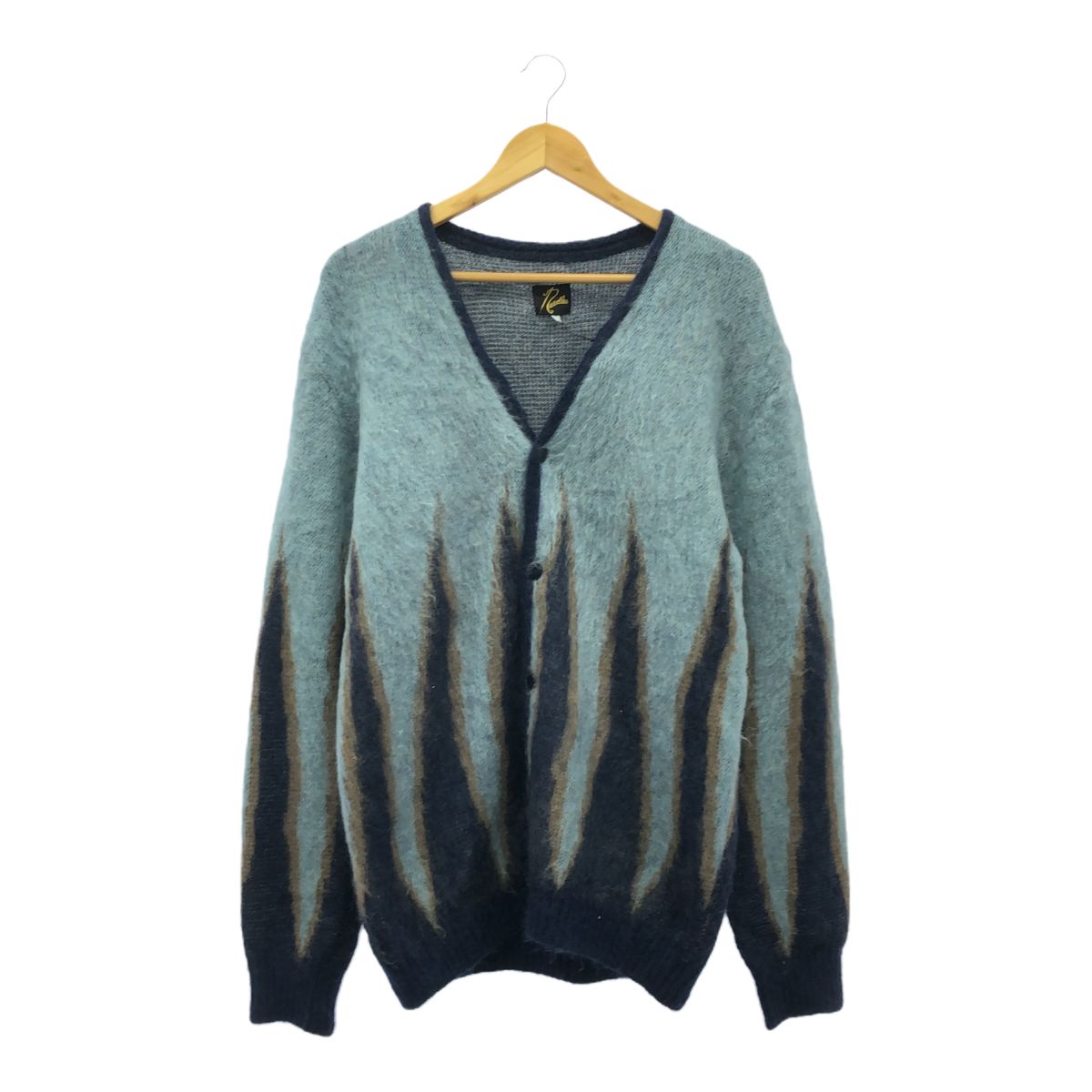 NEEDLES ニードルス モヘア　MOHAIR CARDIGAN FLAME Needles Taps BEAMS for Fire Mohair Cardigan | Hypebeast
