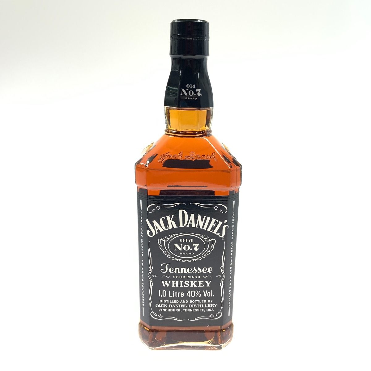 〇〇JACK DANIEL'S ジャックダニエル ブラックラベル オールド No.7 テネシー ウイスキー 1000ml 40% 未開栓 〇〇JACK DANIEL'S ジャックダニエル ブラックラベル オールド