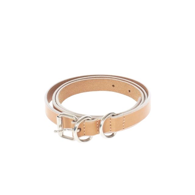 アンセルム ANCELLM NARROW LEATHER BELT ナロー レザーベルト