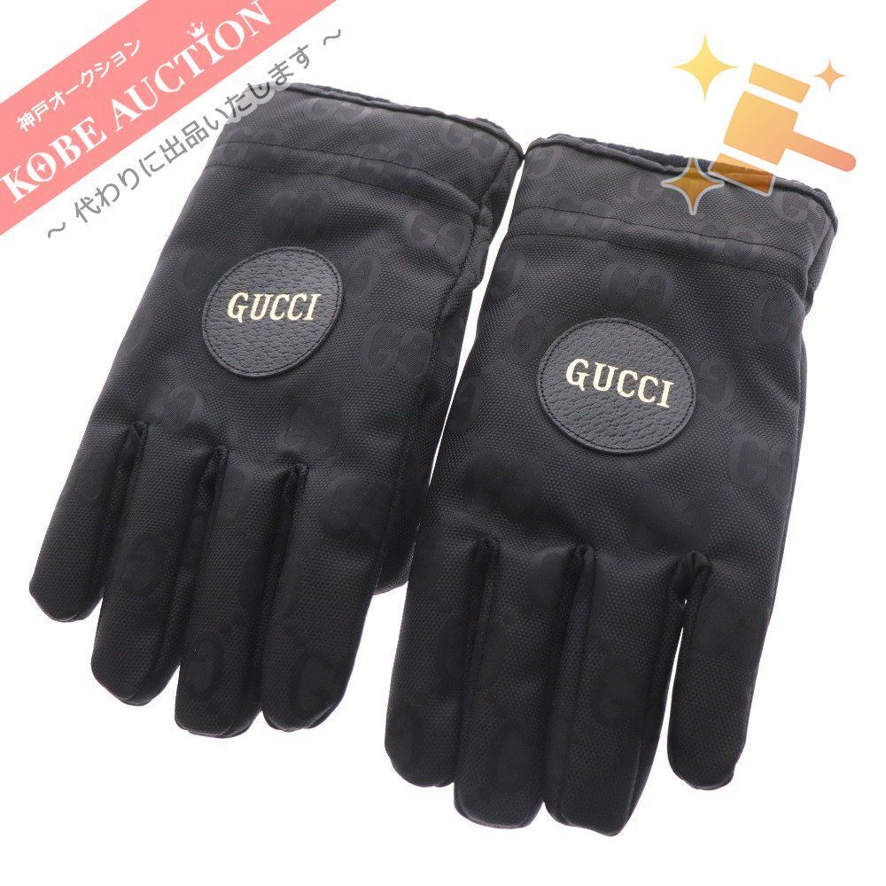 □ GUCCI グッチ 手袋 Off The Grid オフザグリッド メンズ S 8 1/2 ブラック 保存袋 箱付き - メルカリ