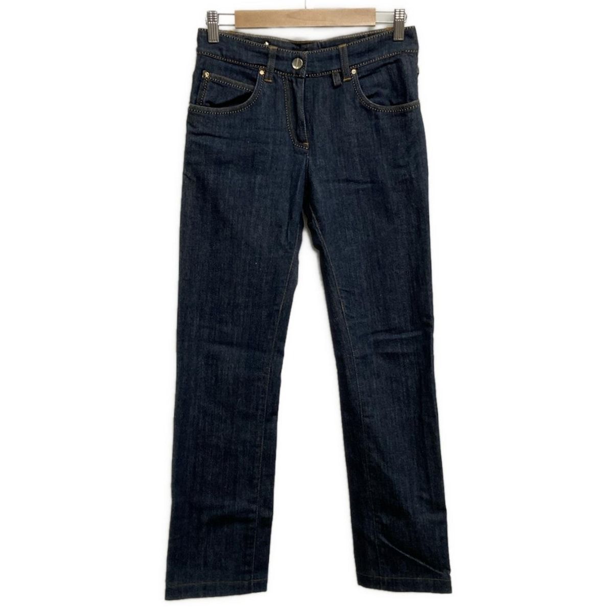 GIANNIVERSACE ジャンニヴェルサーチ ジーンズ サイズ26 S レディース - 52254 120708 ネイビー