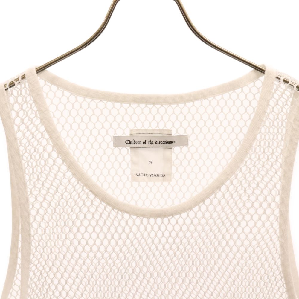 children of the discordance メッシュタンクトップ Children of the discordanceのMESH TANKTOP(BLACK)(タンク