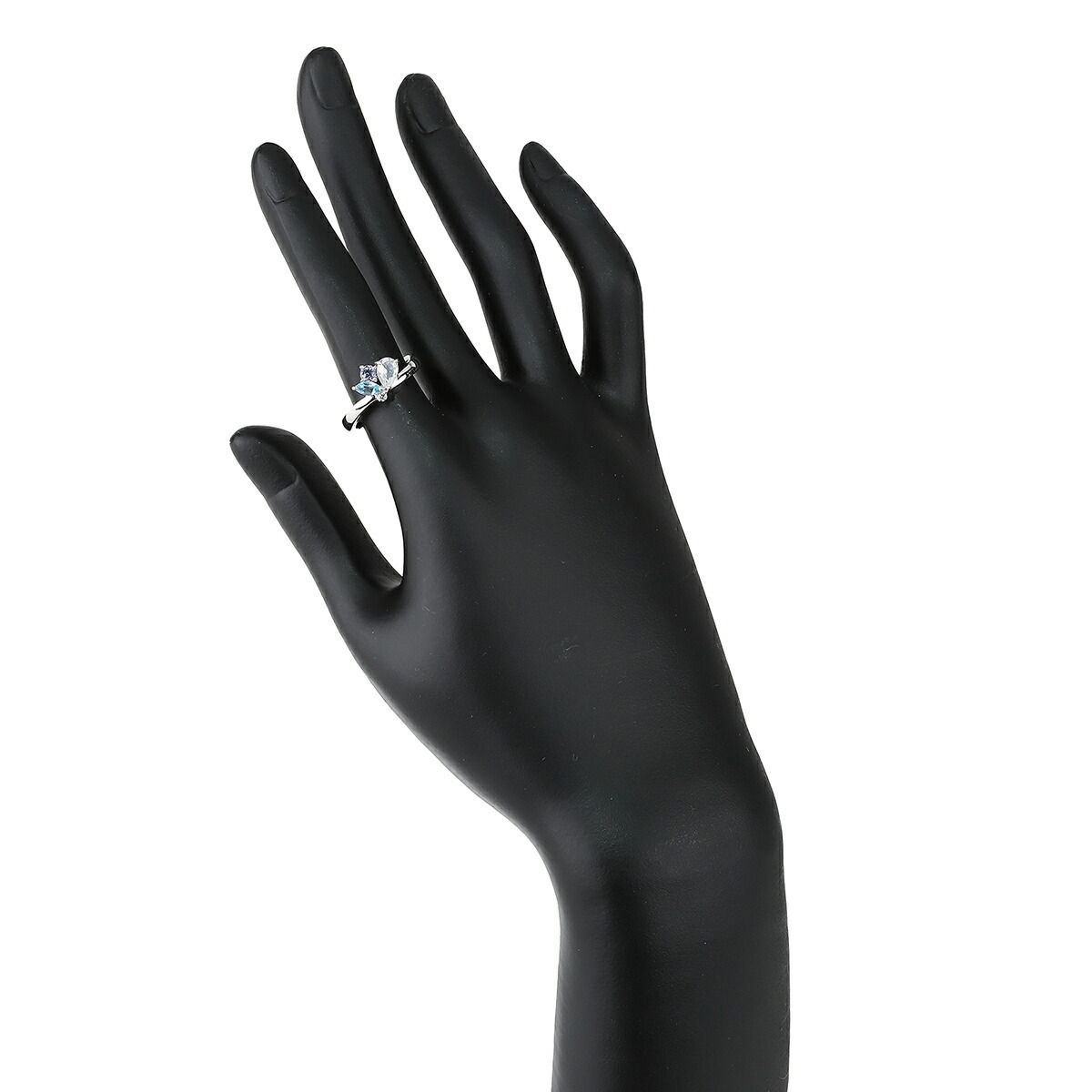 リング 指輪 ラブラドライト ブルートパーズ K18 11号 中古 プレラブド  