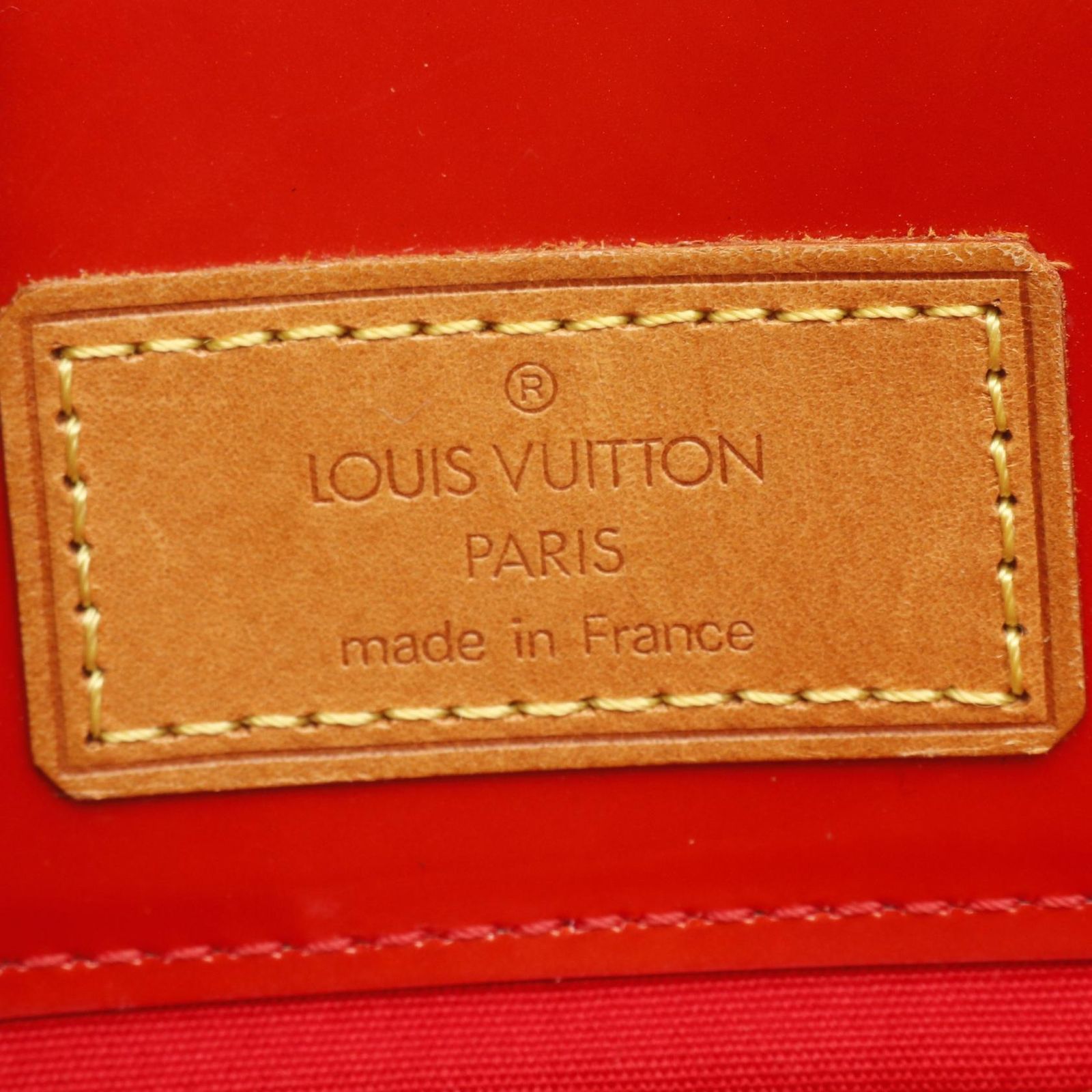 ルイヴィトン リードPM レザー ルージュ バッグ ヴェルニ LOUIS VUITTON ルイヴィトン ヴェルニ ハンドバッグ リードPM