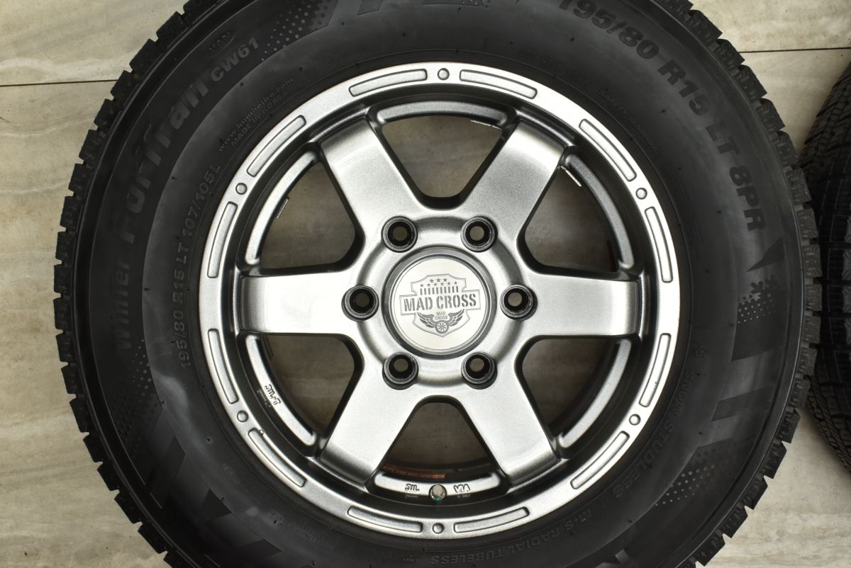 楽天市場】MAD CROSS GRACE 15x6J 6/139.7 +33 ブラッククリア リム