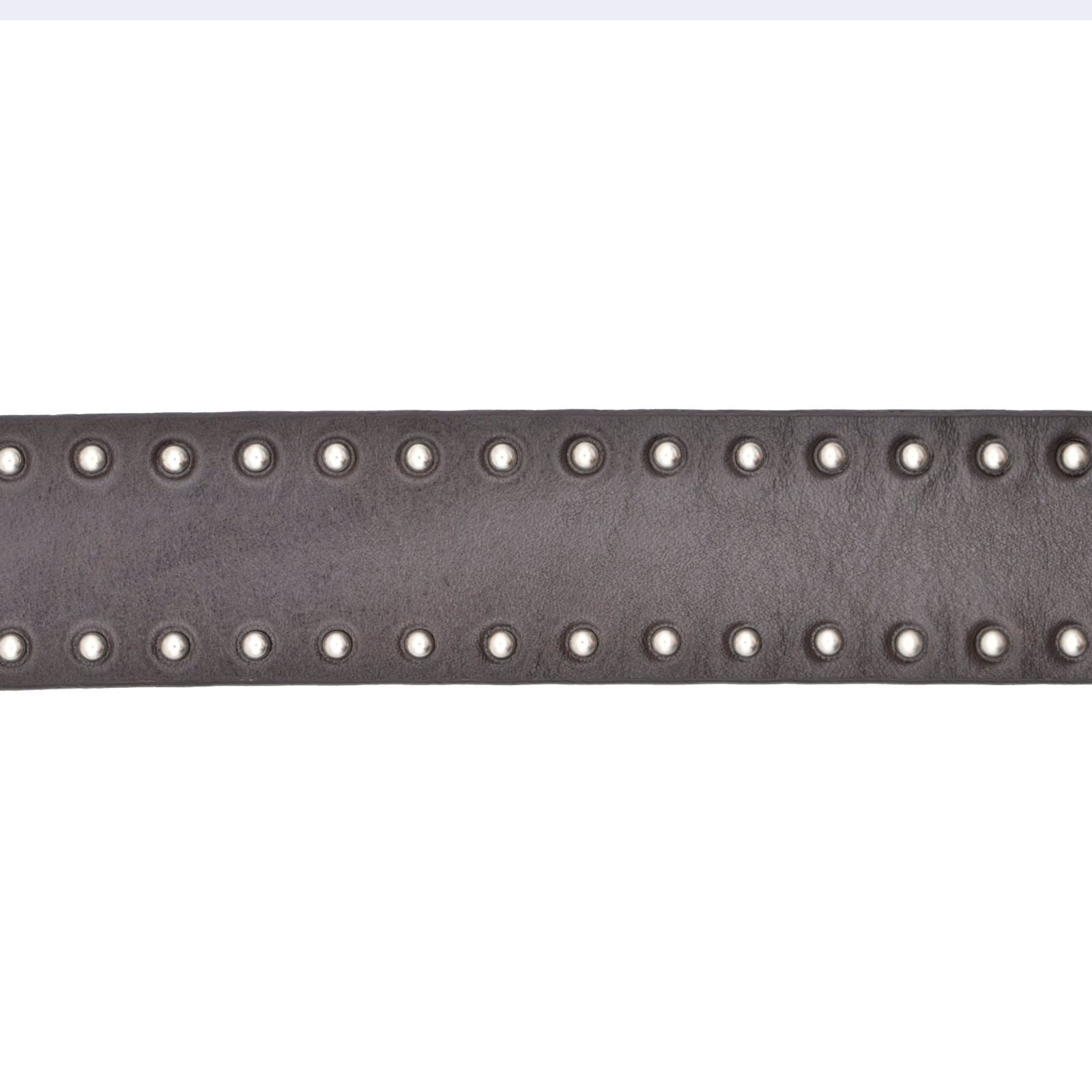 MINEDENIM｜マインデニム Double Studs Leather Belt （BROWN
