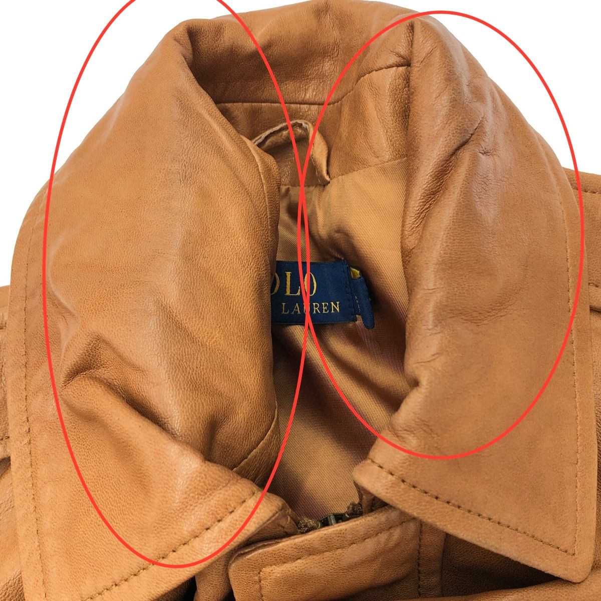 POLO RALPH LAUREN ポロラルフローレン A-2レザー ジャケット サイズ:S