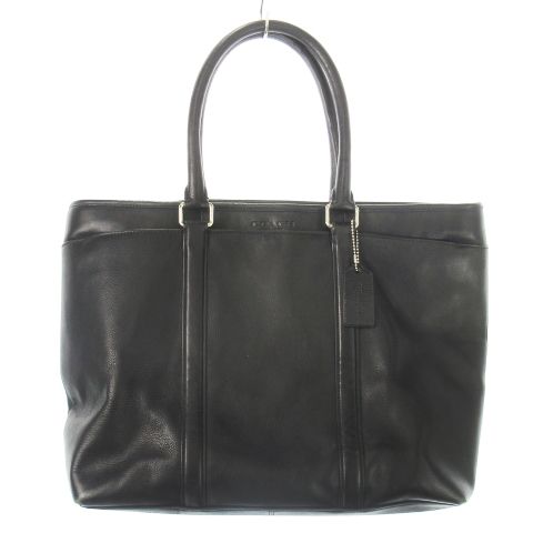 コーチ COACH ブリーフケース 書類カバン レザー 革 ロゴ型押し 黒 ブラック F71843 |CK2 GY18