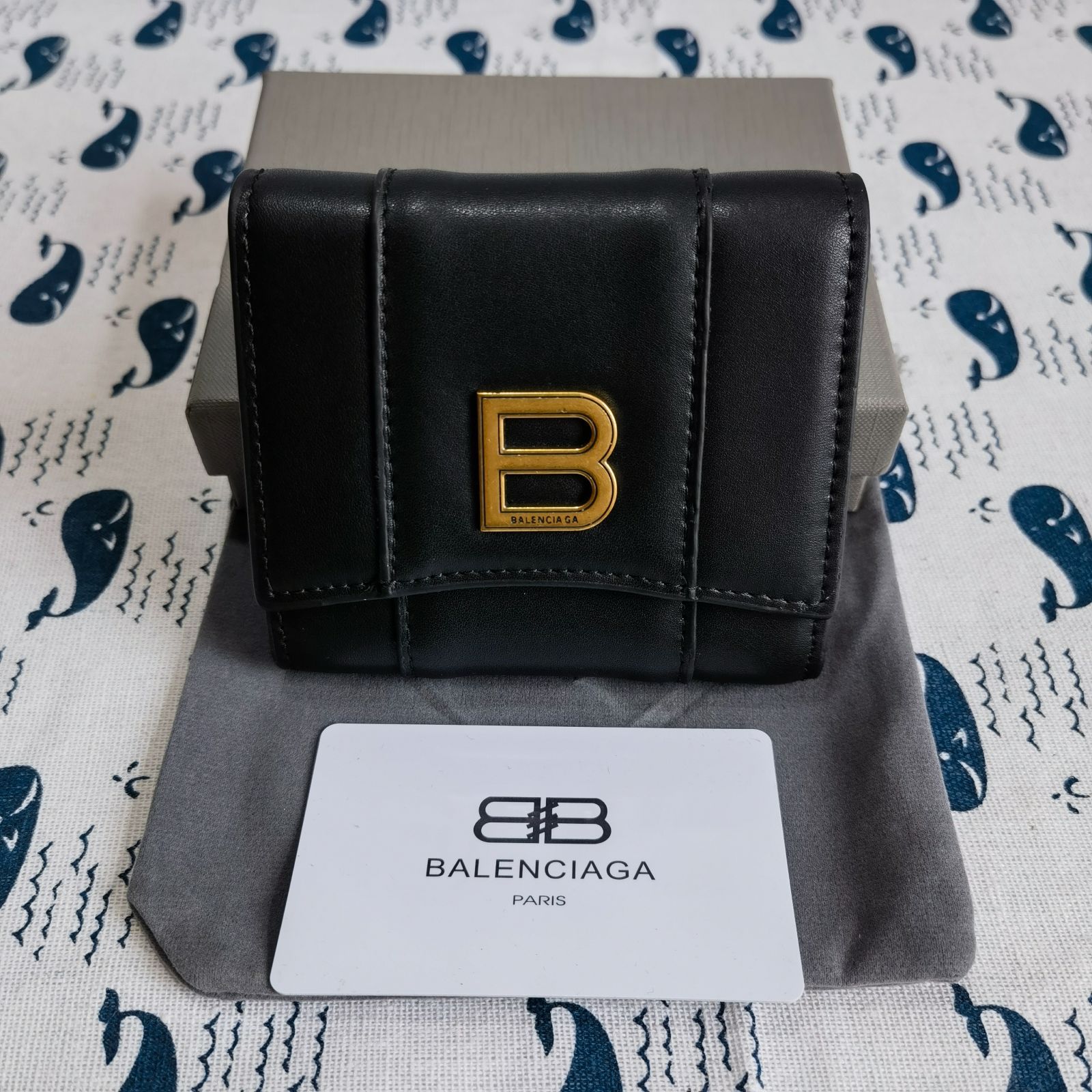 超人気美品☆BALENCIAGA バレンシアガ 三つ折り財布