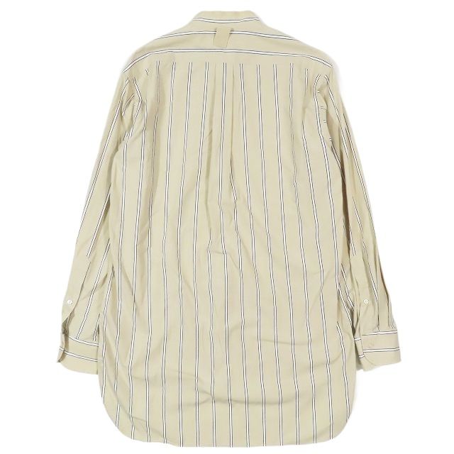 20aw cantate カンタータ ストライプ柄 バンドカラー ロング丈 シャツ 