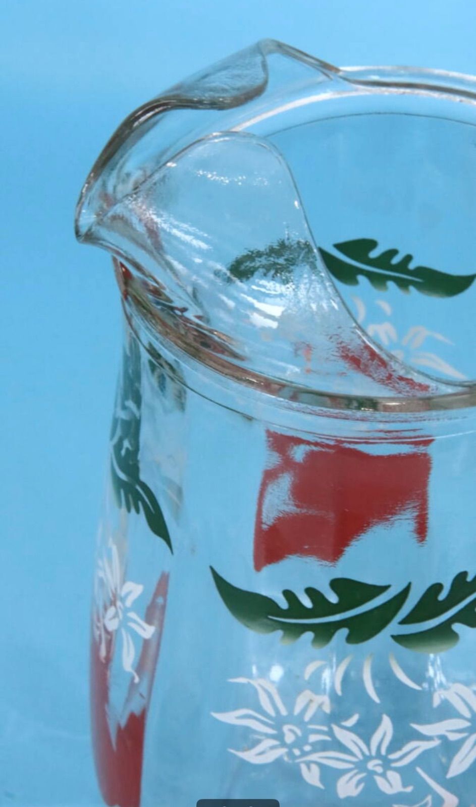 ヘーゼルアトラス トマト柄ピッチャー-グラスセット