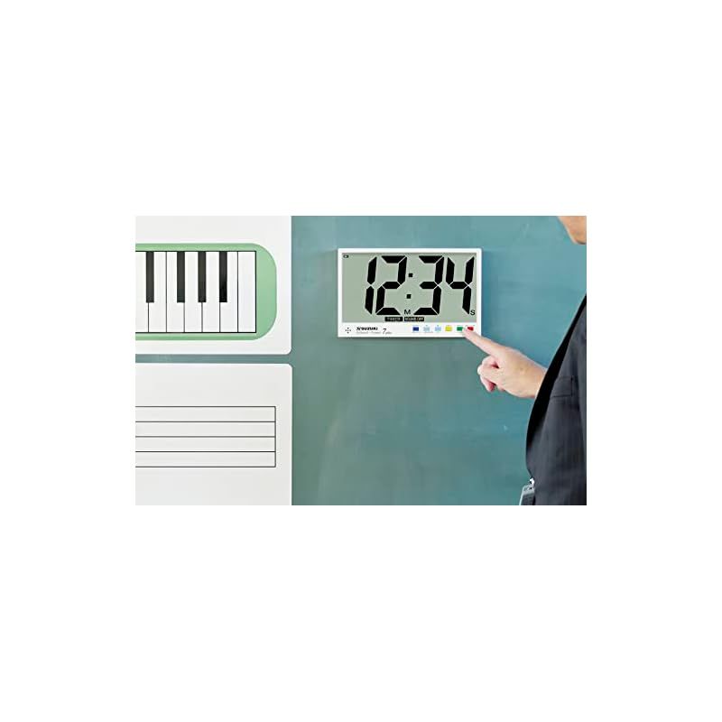 スクールタイマー7plus 大型タイマー スズキ 黒板 壁掛け 自立式 3way