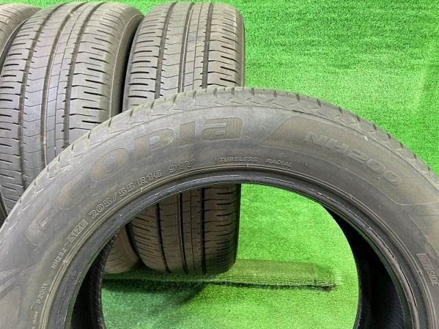 BRIDGESTONE サマー ブリヂストン エコピアNH200 205 55R16 4本 2ホン4ミリ 2ホン5ミリ FFCRYSTALESIA_COM